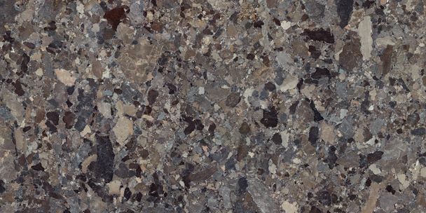 Mosaic and granite stone texture marble background, ceramic tile. Terrazzo marble background. - Photo, Image