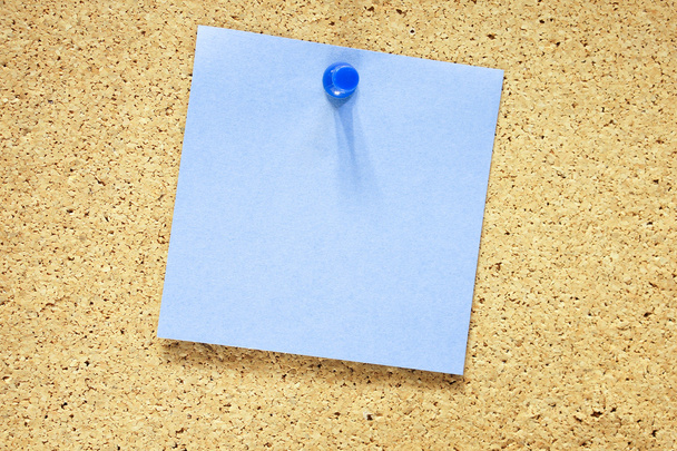 Пустой синий записки - Фото, изображение