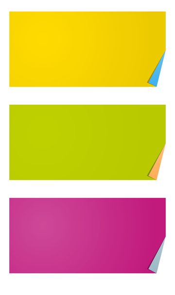 Blank rectangle labels - Vector, afbeelding
