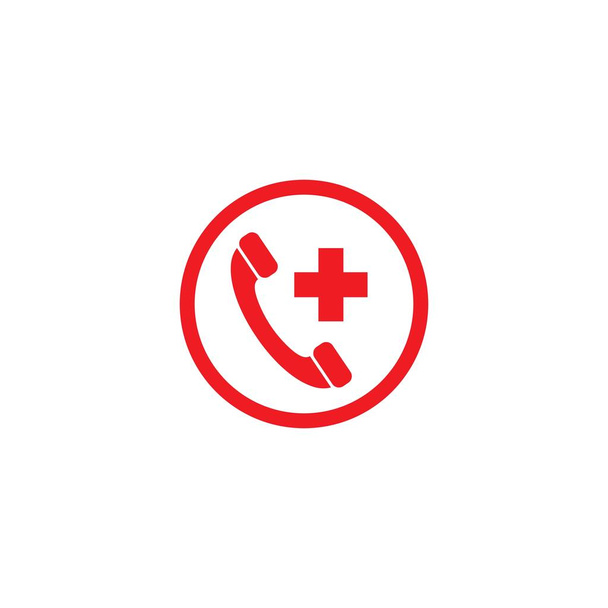 Illustrazione dell'icona vettoriale delle chiamate di emergenza
  - Vettoriali, immagini