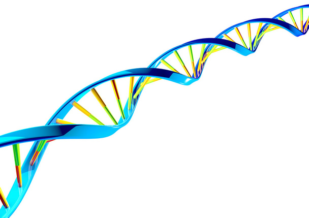 Moléculas de ADN encalhado
 - Foto, Imagem