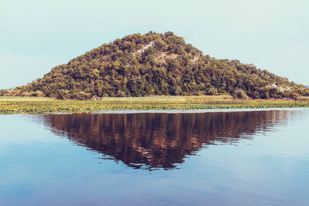 Lake Skadar National Park in Montenegro. Views of mauntains - Zdjęcie, obraz