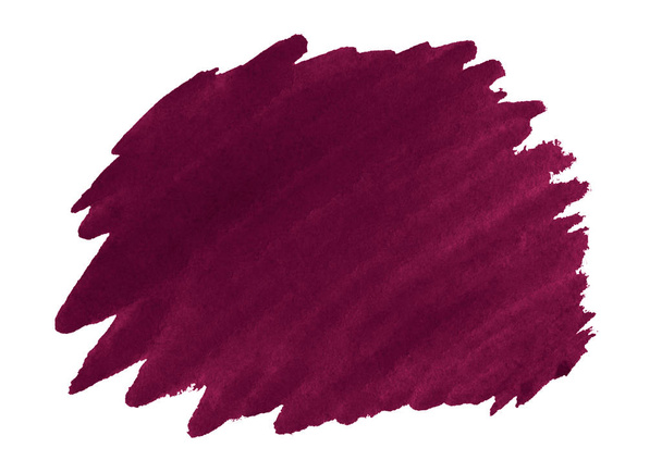 Perzsa vörös akvarell egy trend szín, egy elszigetelt hely válások és határok. Burgundiai keret szövegmásolási hellyel. - Fotó, kép