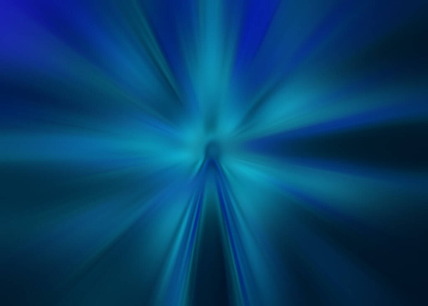 Abstrato estranha figura embaçada brilhante lembrando luzes aura em tons azuis
 - Foto, Imagem
