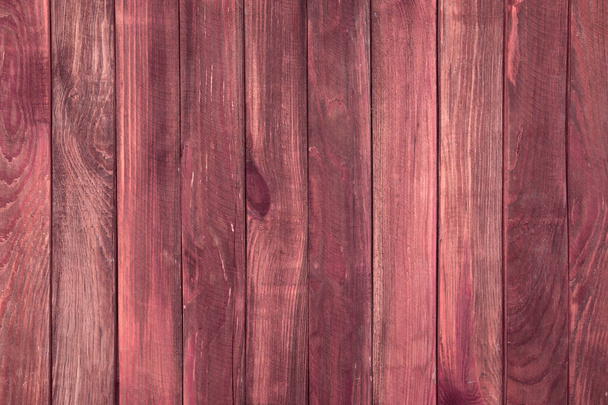 Tekstura różowej drewnianej powierzchni jako tło, widok z góry - Zdjęcie, obraz