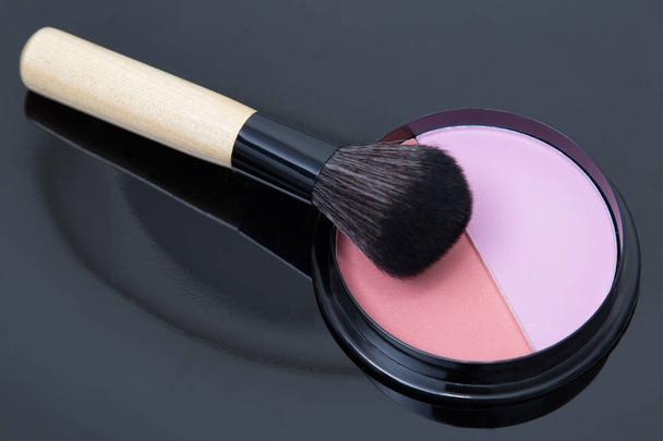 makeup and brushes, cosmetics and beauty - Foto, imagen
