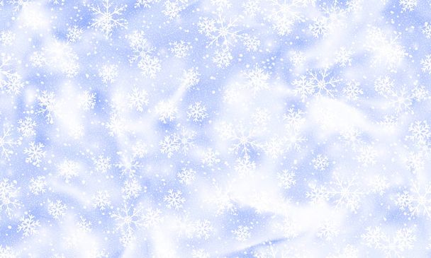 Πτώση χιονιού. Εικονογράφηση διανύσματος - Διάνυσμα, εικόνα