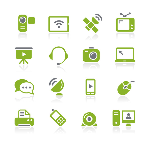 Communication Icons -- Natura Series - Вектор, зображення