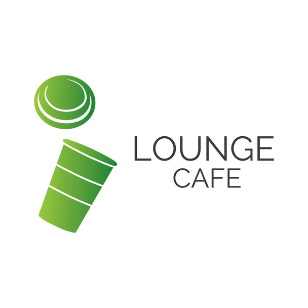 Vektorin logo lounge kahvila, vapaa-aika ja viihde
 - Vektori, kuva