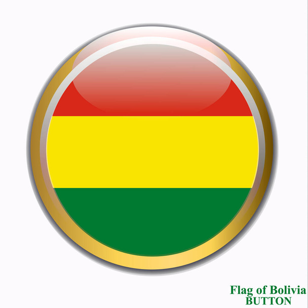 Flagge von Bolivien. Illustration - Foto, Bild