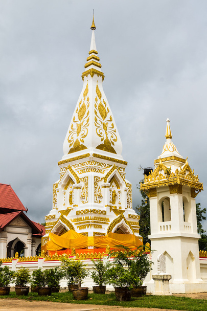 Wat Pra That Prasit Stupa, Nawa, Nakhon Phanom, Tailandia
 - Foto, Imagen