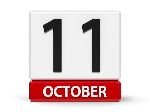 Calendario de cubos 11 de octubre
 - Foto, imagen