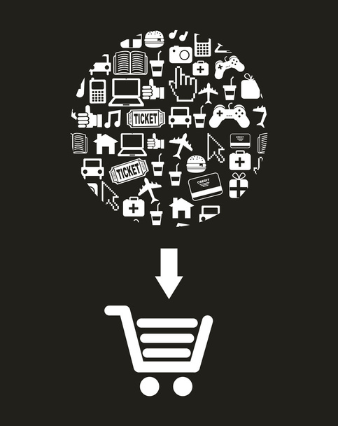 e-handel - Vector, afbeelding