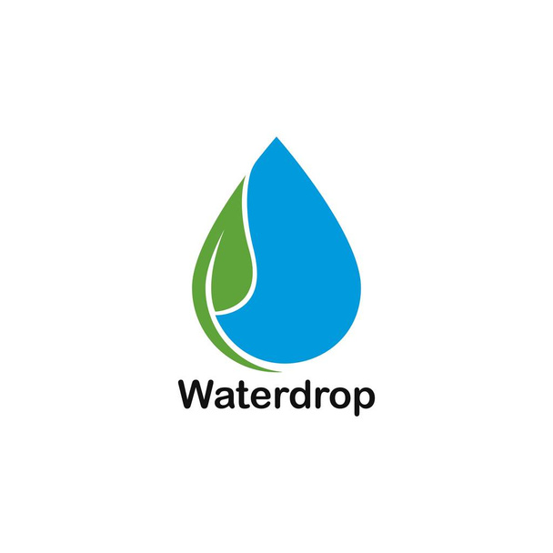 Νερό drop πρότυπο λογότυπο διάνυσμα εικονίδιο εικόνα  - Διάνυσμα, εικόνα