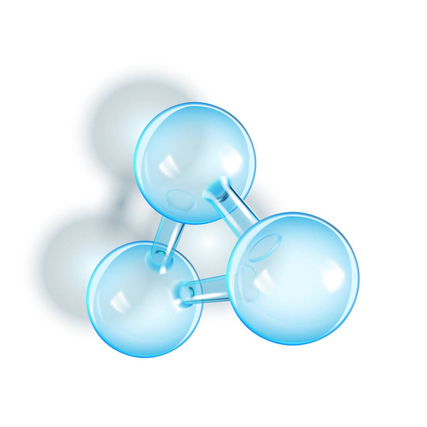 球状ロッド分子科学モデルベクトル - ベクター画像