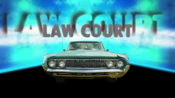 Sokak İmza Hukuk Mahkemesi Için Yön Yolu - Video, Çekim