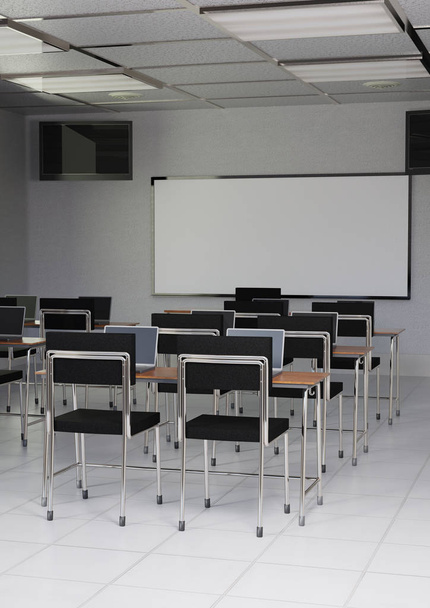 3d Rendering Business Class Room - Foto, afbeelding