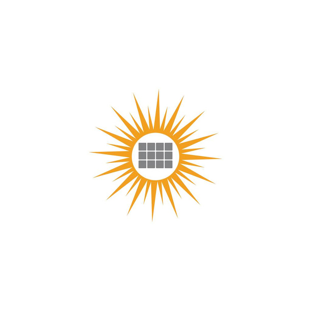 Ηλιακό εικονίδιο Σχεδιασμός Εικονογράφησης Διάνυσμα Λογότυπο - Διάνυσμα, εικόνα