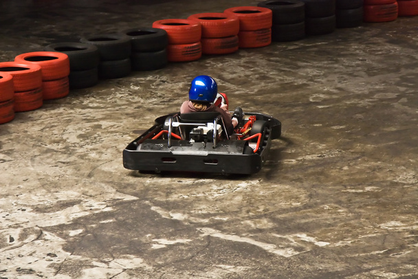 Indoor karting - Foto, Imagem