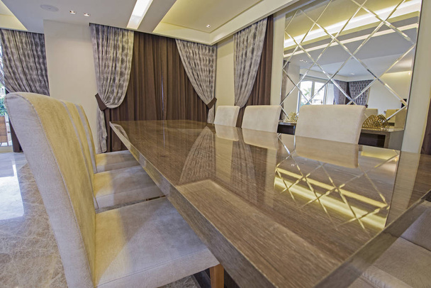 Interior design of luxury apartment dining room - Photo, Image