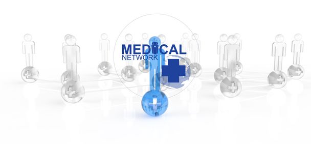 red médica como concepto
 - Foto, imagen