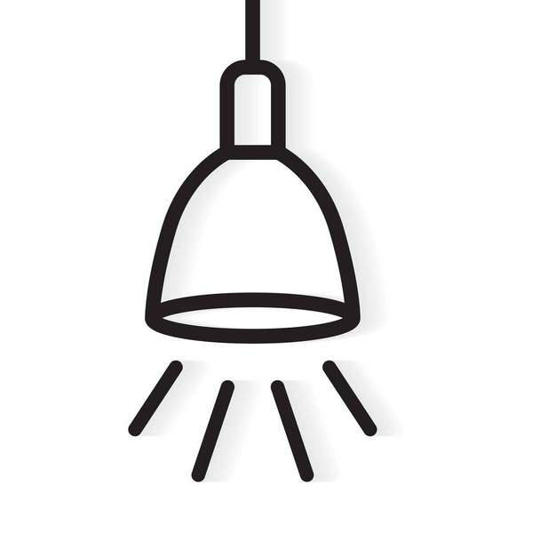 icône de lampe suspendue illustration vectorielle
 - Vecteur, image