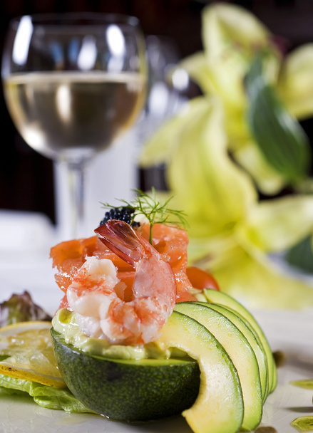 Shrimp salad appetizer - Photo, Image
