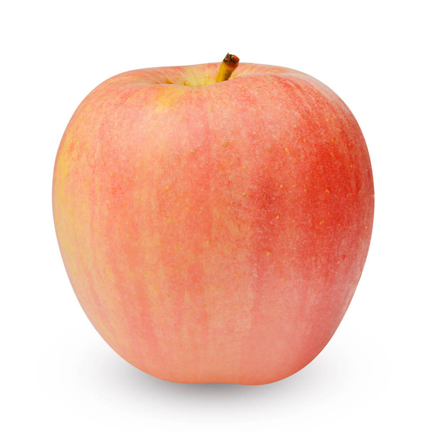 Red apple isolated on a white background. Realistic color and shape. Good texture. Clipping path. - Foto, imagen