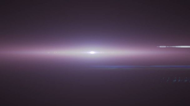 soyut dijital mercek parlaması koyu arka planda aydınlatma - Fotoğraf, Görsel