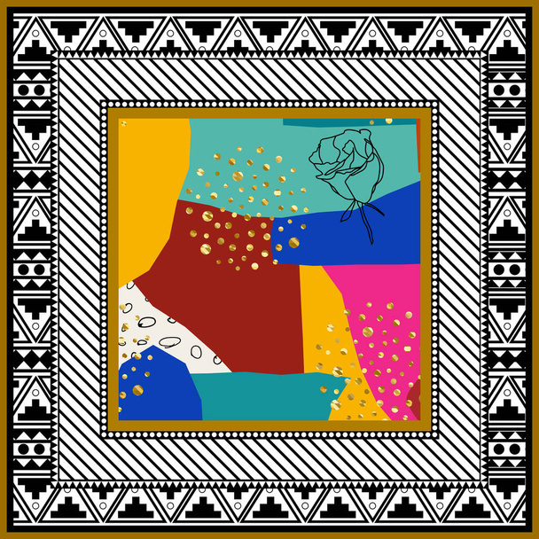 sjaal abstracte achtergrond - Vector, afbeelding