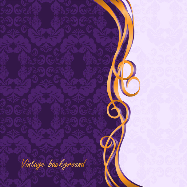 Vintage purple background - Vector, Image