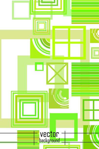 business brochure flyer design template vector geometric square  - Vettoriali, immagini