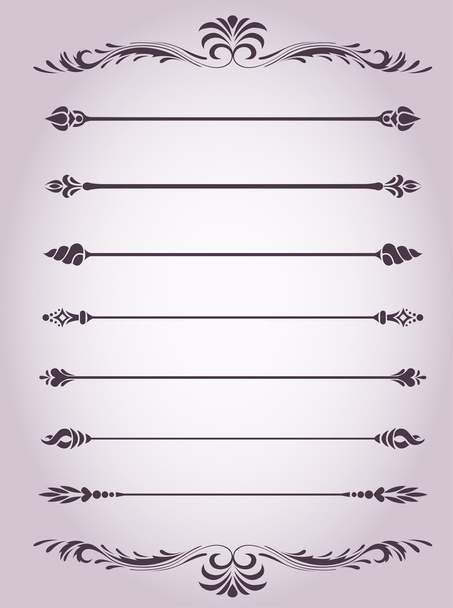 Set of decorative banners - Vector, Image