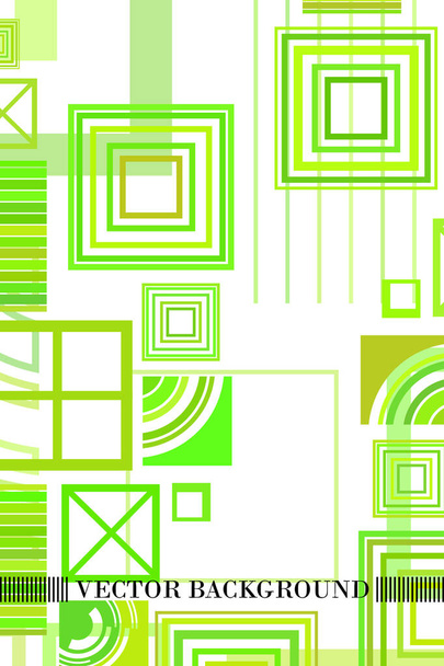 business brochure flyer design template vector geometric square  - Вектор,изображение