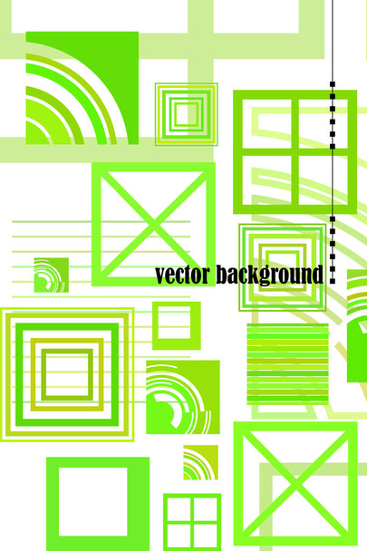 business brochure flyer design template vector geometric square  - Vector, imagen
