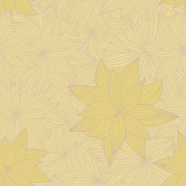 żółty kwiatowy bez szwu - Wektor, obraz