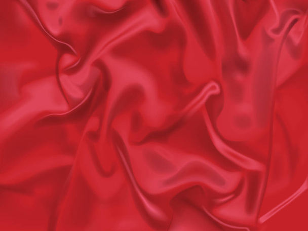 red cloth background vector - Vektor, obrázek