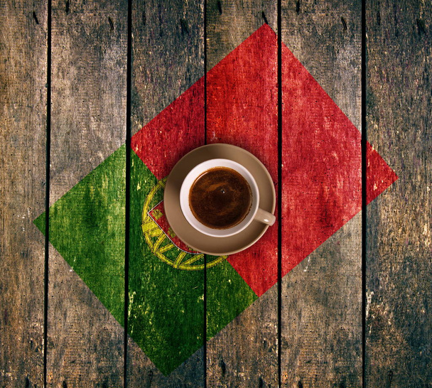 Taza de café con la bandera
 - Foto, imagen