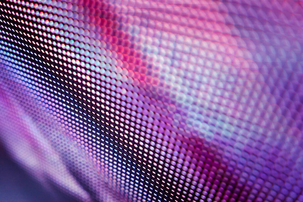 CloseUp LED blurred screen. LED soft focus background. abstract  - Photo, Image