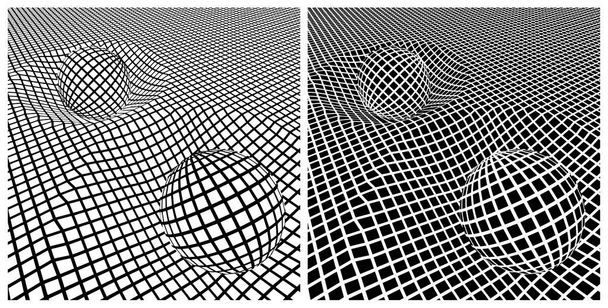 Esferas masivas y espacio curvado
 - Vector, imagen
