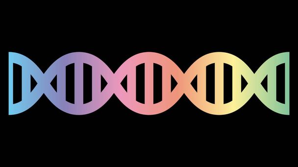 Návrh vektoru pozadí DNA. Vědecké zázemí - Vektor, obrázek