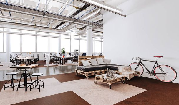 3d moderno negocio oficina interior
 - Foto, Imagen
