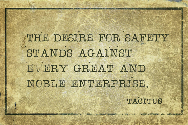 desire for safety Tacitus - Photo, Image