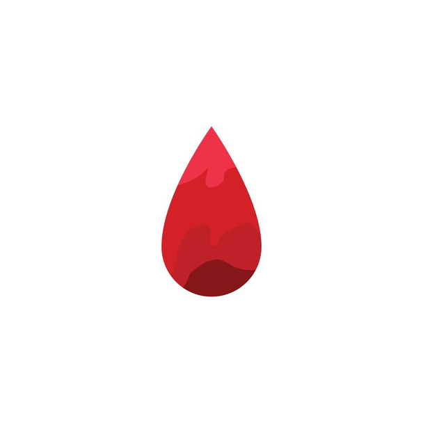 Donante de gota de sangre icono vector
 - Vector, imagen