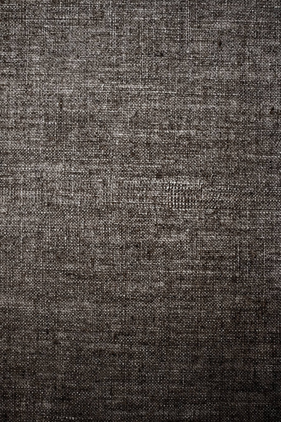 Decorative dark linen fabric textured background for interior, f - Photo, Image