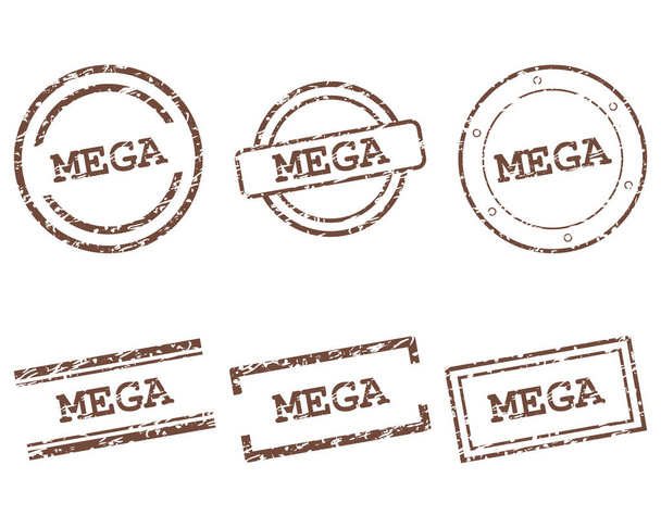Mega sellos
 - Vector, imagen