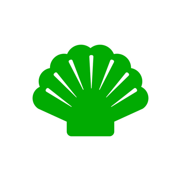Shell and background - Vector, Imagen