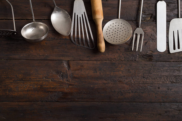 Vintage kitchen utensils  - Foto, imagen