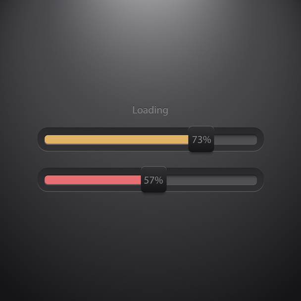 Vector progress loading bar - Vector, Imagen