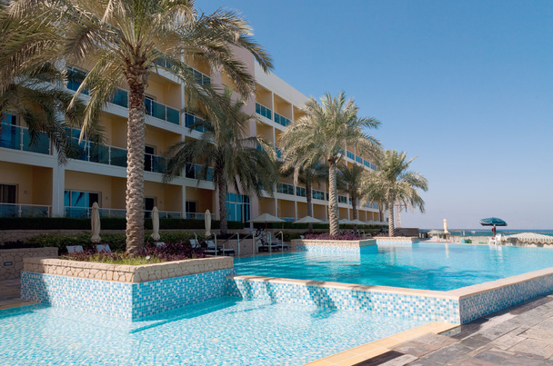 Stylish outdoor pool in luxury hotel. - Photo, Image